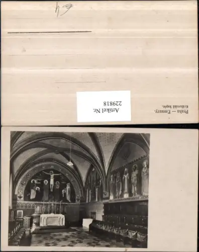 229818,Prag Praha Emauzy Kralovska kaple Kapelle Innenansicht