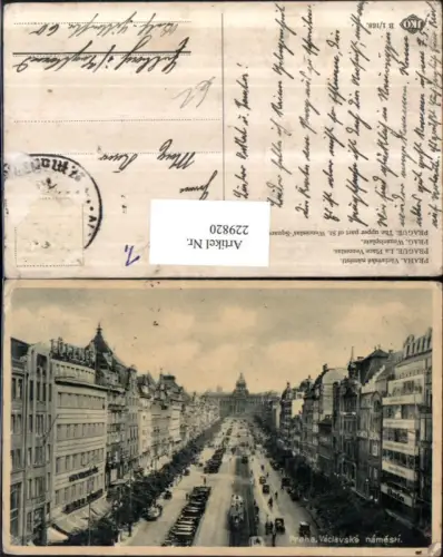 229820,Prag Praha Wenzelsplatz Straßenansicht Geschäfte