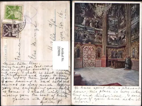 229896,Prag Praha St. Veits-Dom Sankt Wenzelskapelle Innenansicht