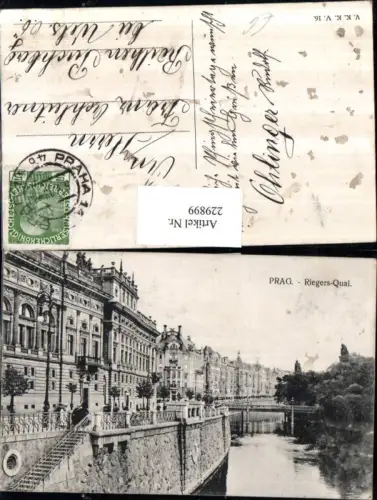229899,Prag Praha Riegers-Quai Partie