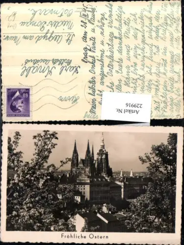 229916,Prag Praha Teilansicht Kirche Dom