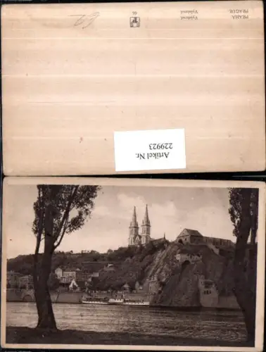 229923,Prag Praha Vysehrad Partie Kirche