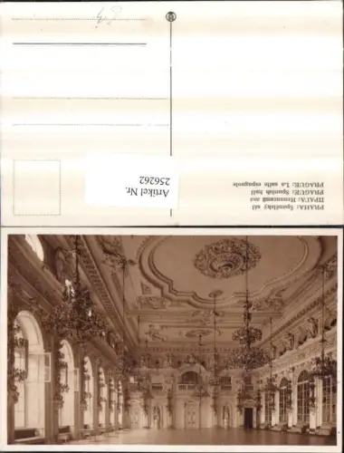 256262,Prag Praha Spanelsky sal Spanischer Saal Innenansicht