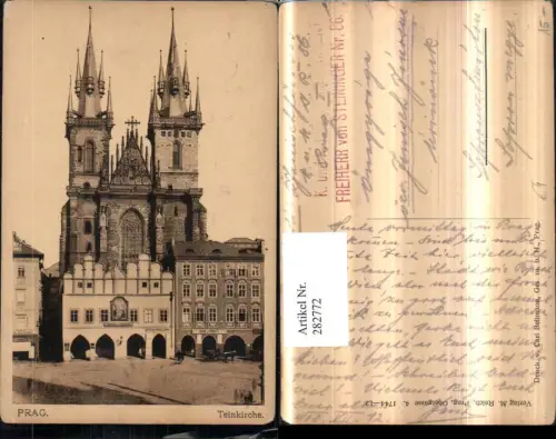 282772,Prag Praha Teinkirche Kirche