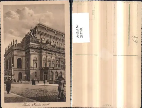 282778,Prag Praha Narodni divadlo Theater Gebäude