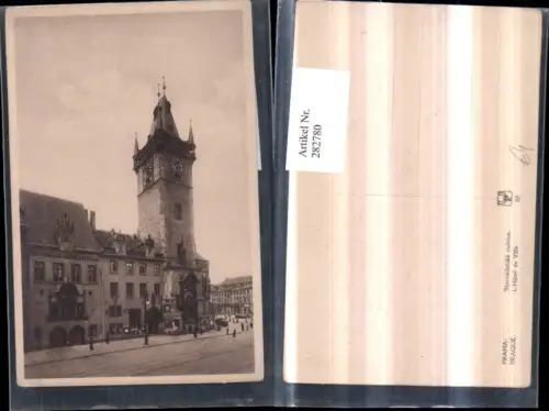282780,Prag Praha Staromestska radnice Rathaus Turm