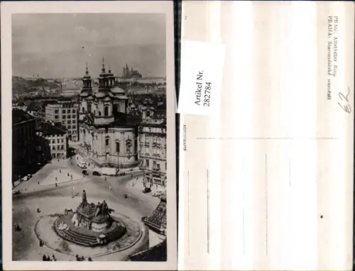 282784,Prag Praha Teilansicht Altstädter Ring Blick zu Hradschin
