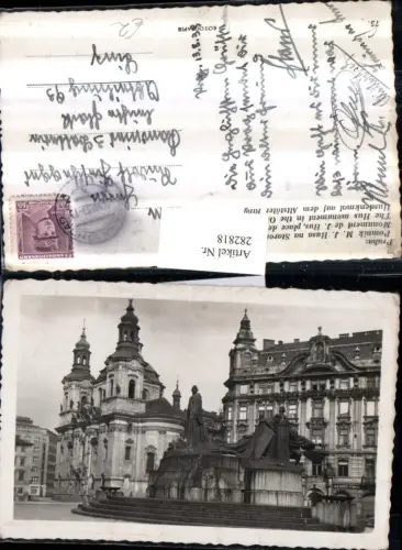 282818,Prag Praha Pomnik M. J. Husa na Staromestskem namesti Husdenkmal Kirche