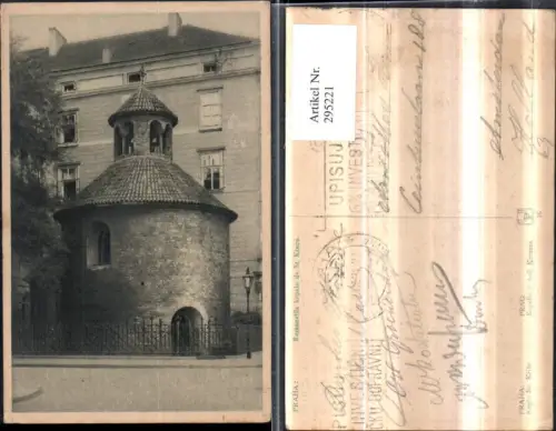 295221,Prag Praha Romanstila kapelo de St. Kruco Kapelle des heiligen Kreuzes