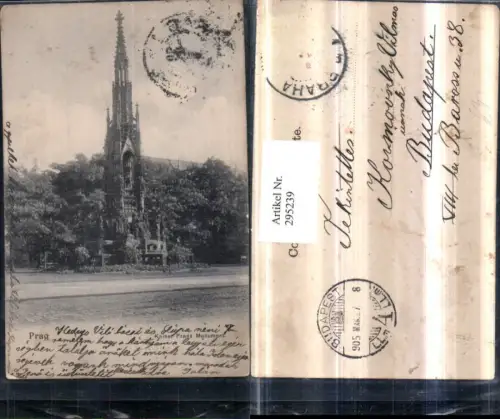295239,Prag Praha Kaiser Franz Josef-Monument