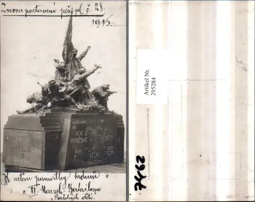 295284,Prag Praha Denkmal Detailansicht