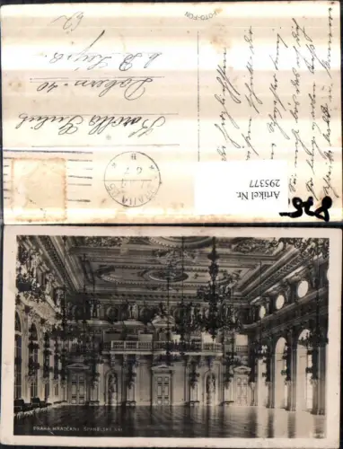 295377,Prag Praha Hradcany Spanelsky sal Saal Innenansicht