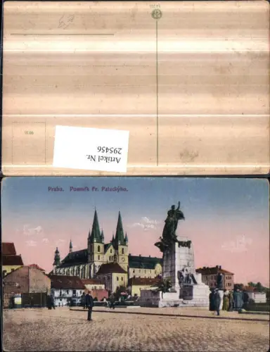 295456,Prag Praha Pomnik Fr. Palackyho Denkmal Kirche