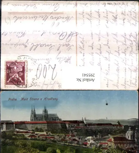 295541,Prag Praha Teilansicht Mala Strana a Hradcany Hradschin