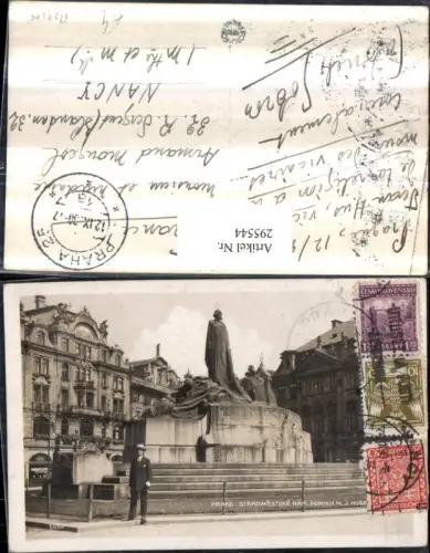 295544,Prag Praha Staromestske namesti Pomnik J. J. Husa Hus-Denkmal