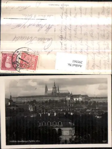 295561,Prag Praha Hradcany a Tyrsuv dum Kleinseite m. Hradschin