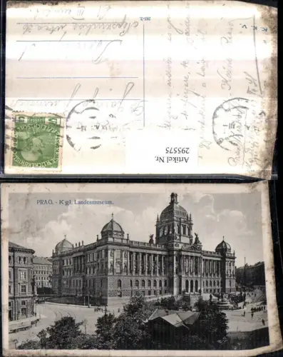295575,Prag Praha Königliches Landesmuseum Gebäude