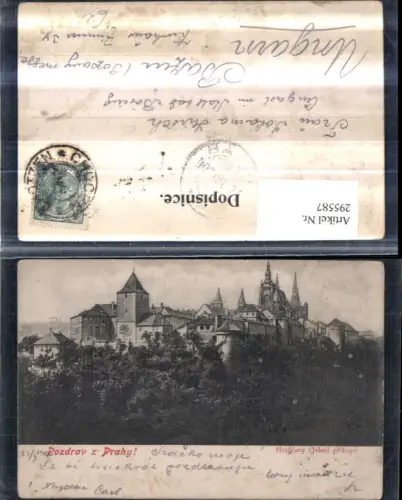 295587,Prag Praha Hradcany Burg Hradschin