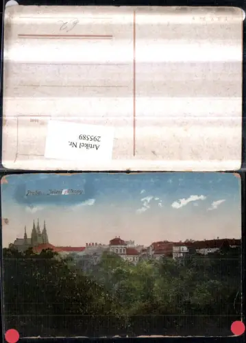 295589,Prag Praha Jeleni prikopy Teilansicht Kirche