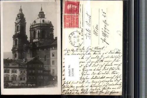 325346,Prag Praha Chram sv. Mikulaske Kirche Kuppel