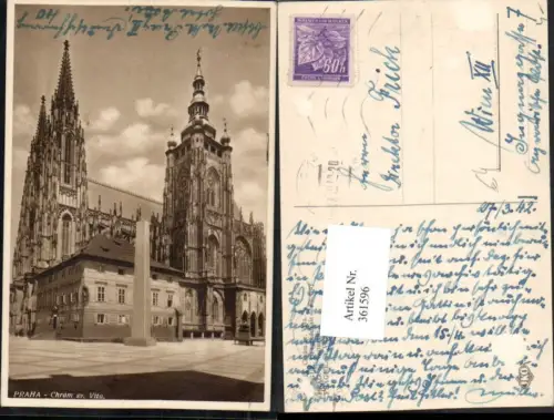 361596,Praha Prag Chram sv Vita St. Veitsdom Dom Kirche