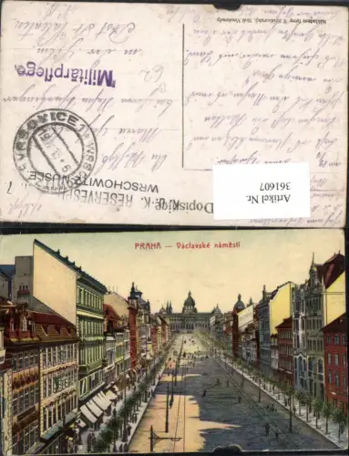 361607,Praha Prag Vaclavske namesti Wenzelsplatz Straßenansicht