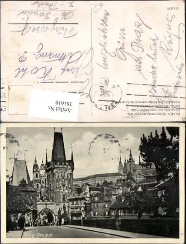 361610,Praha Prag Malostranske mostecke veze Kleinseitner Brückentürme m. Hradschin