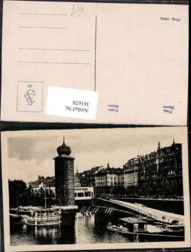 361628,Praha Prag Manes Teilansicht Turm