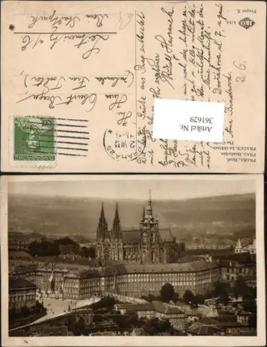 361629,Praha Prag Hrad Burg Hradschin m. St. Veitsdom Kirche