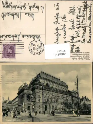 361637,Praha Prag Narodni divadlo Nationaltheater Theater