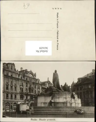 361639,Praha Prag Husuv pomnik Denkmal Statue