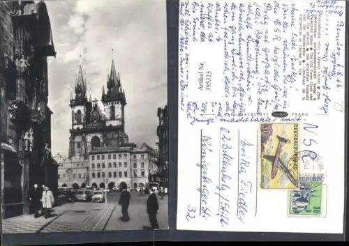 395315,Prag Praha Staromestsky orloj a Tynsky chram Turmuhr u. Theinkirche Kirche