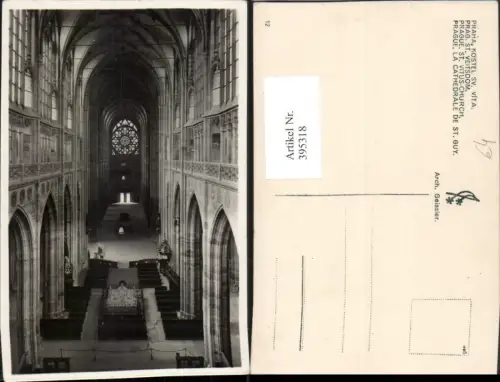 395318,Prag Praha Kostel Sv. Vita St. Veitsdom Kirche Innenansicht