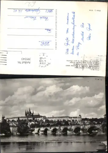 395343,Prag Praha Prazsky hrad a Karluv most Burg u. Karlsbrücke Brücke