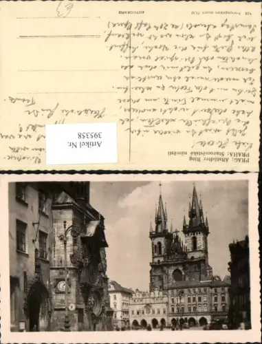 395358,Prag Praha Altstädter Ring Staromestske namesti Uhr Kirche