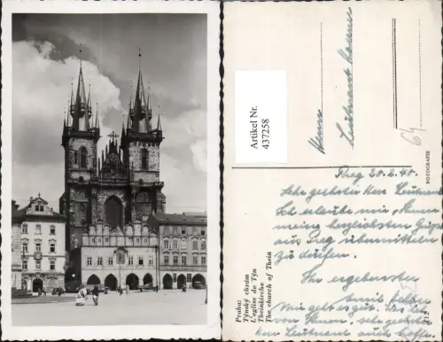 437258,Prag Praha Tynsky chram Theinkirche Kirche