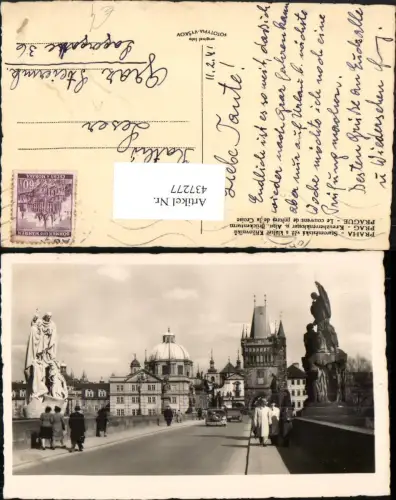 437277,Prag Praha Staromestska vez a klaster Krizovniku Kloster Brücke Turm