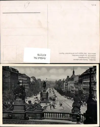 437278,Prag Praha Vaclavska namesti Wenzelsplatz Denkmal