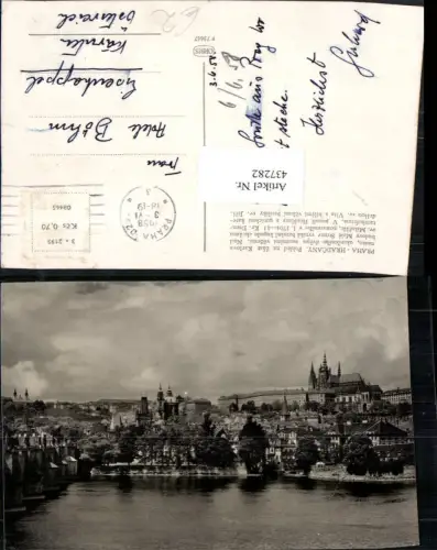 437282,Prag Praha Hradcany Teilansicht Brücke Burg Hradschin