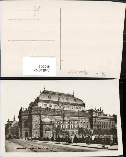437291,Prag Praha Narodni Divadlo Nationaltheater Gebäude