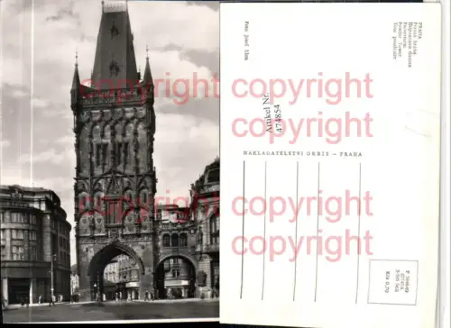 474854,Prag Praha Prasna brana Pulverturm Turm Tor