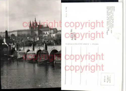 474857,Prag Praha Prazsky hrad a Karluv most Karlsbrücke Brücke Burg