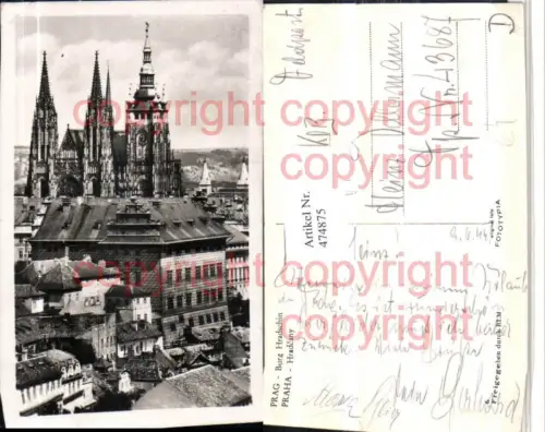 474875,Prag Praha Hradcany Burg Hradschin Kirche