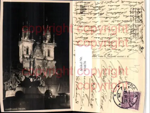 474876,Prag Praha Tynsky chram Theinkirche Kirche