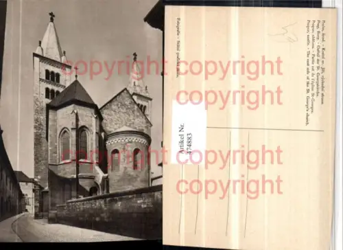 474883,Prag Praha Hrad Kostel sv Jiri Burg St. Georgskirche Kirche