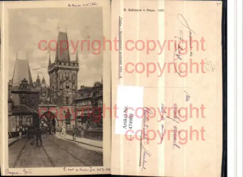 474909,Prag Praha Malostranske mostecke veze Brücke Turm
