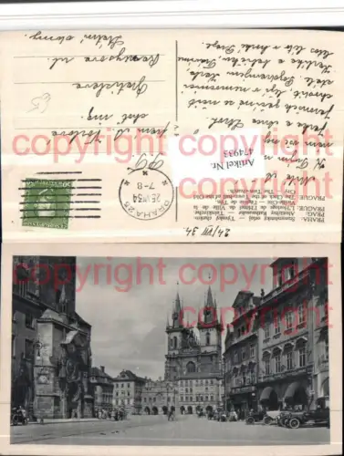 474933,Prag Praha Staromestsky orloj Tynsky chram Rathausturm Kirche