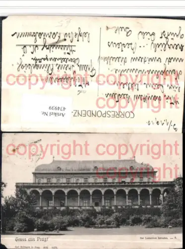 474939,Prag Praha Lustschloss Belvedere