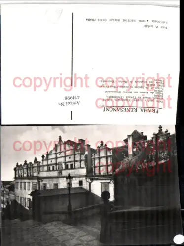 474998,Prag Praha Palac panu z Hradce Palast der Herren von Hradec