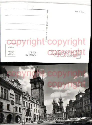 475007,Prag Praha Staromestska radnice a Tynsky chram Rathaus Kirche